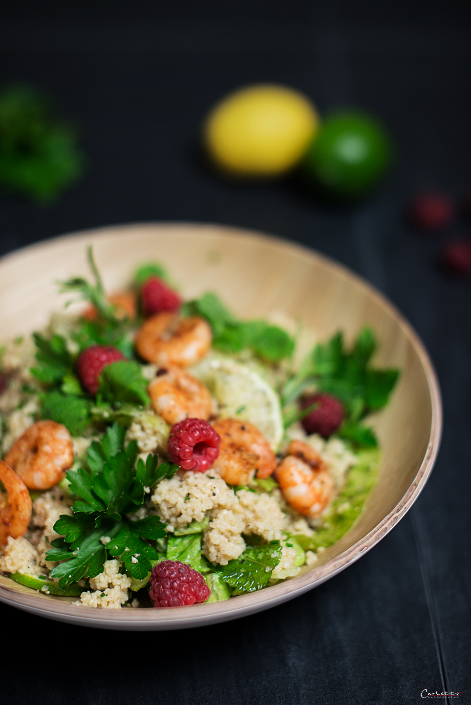 cookingCatrin – Couscous Garnelen Salat