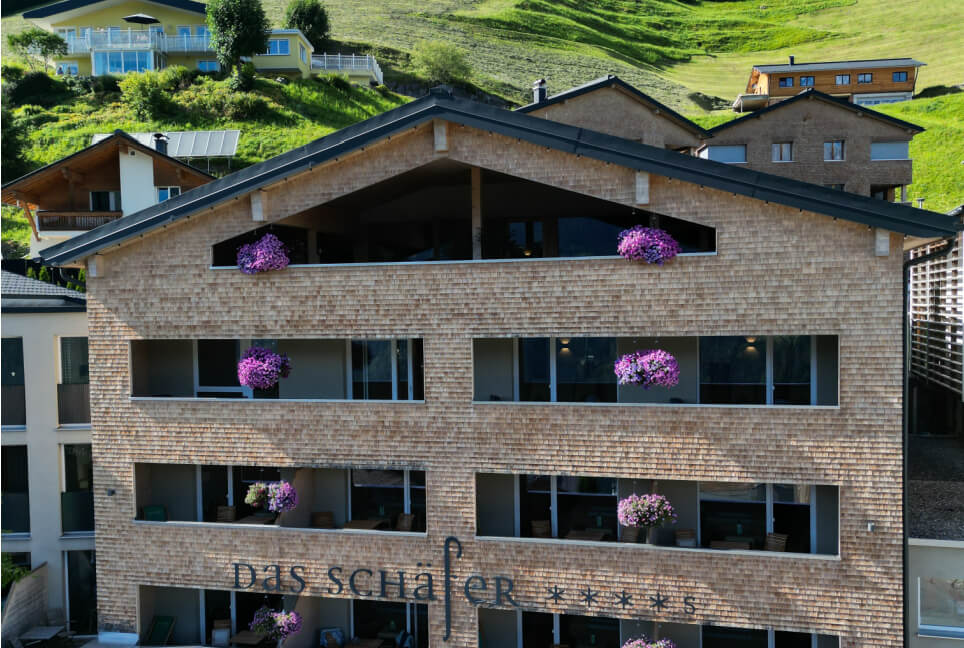 Hotel Das Schaefer in Vorarlberg Außenansicht